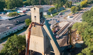 Razing Michigan City’s Historic Coaling Tower